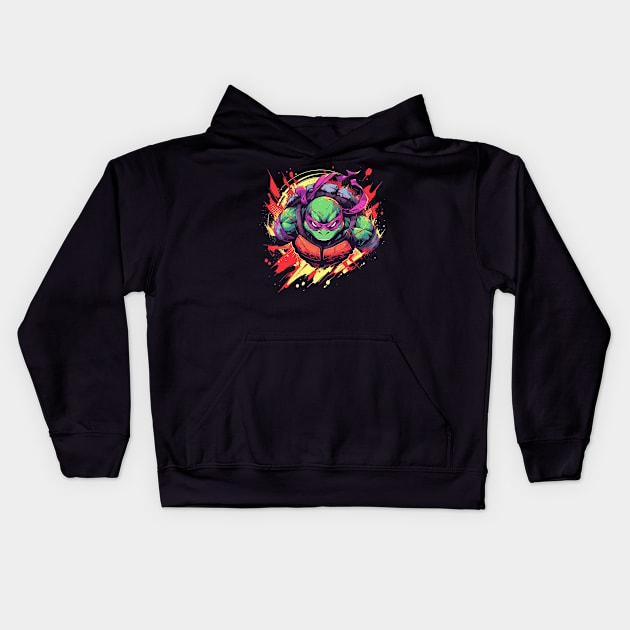 donatello Kids Hoodie by lets find pirate